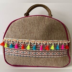 Boho handbag / crossbody Tassel-Trimmed Women's Bag